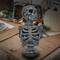 12.5&#x22; Black LED Halloween Skeleton Bust by Ashland&#xAE;